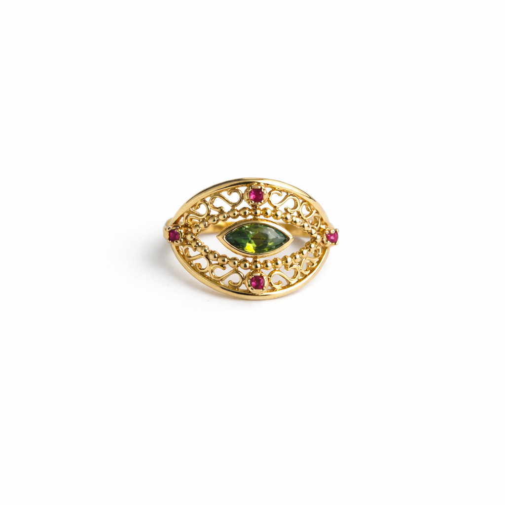 BAGUE OEIL PRECIEUX